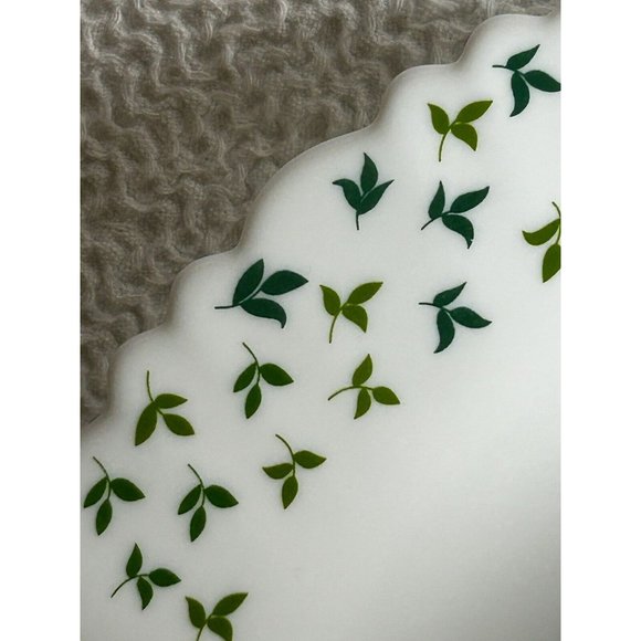 Larah By Borosil (2) Dinner Plates 10”W Sage Silk Opalware  100% Vegan Excellent - Picture 3 of 13